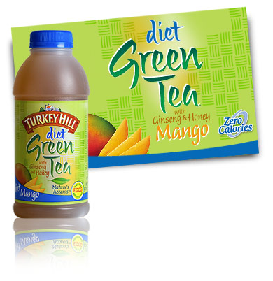 Turkey Hill Diet Green Tea Mango Refrigerated Tea