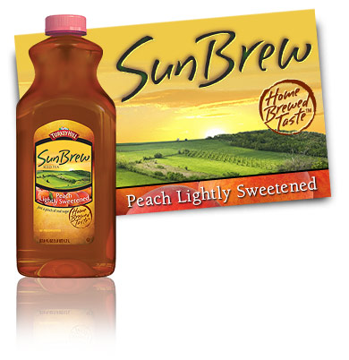 Turkey Hill SunBrew Lightly Sweetend Peach Tea SunBrew Iced Tea