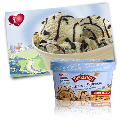 Turkey Hill Bavarian Espresso Light Ice Cream