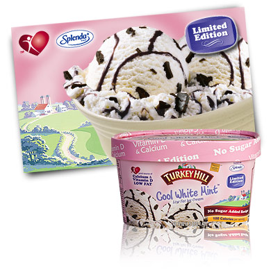 Turkey Hill Cool White Mint No Sugar Added Ice Cream