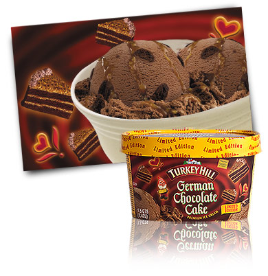 Turkey Hill German Chocolate Cake - Limited Edition Premium Ice Cream