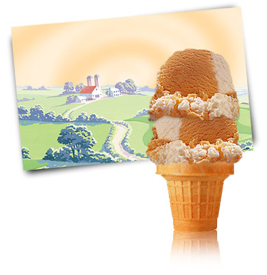 Turkey Hill Orange Cream Swirl Premium Ice Cream