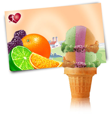Turkey Hill Fruit Rainbow Sherbet Sherbet