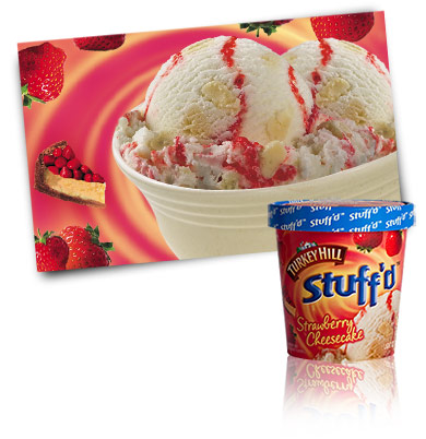 Turkey Hill Strawberry Cheesecake Stuff'd