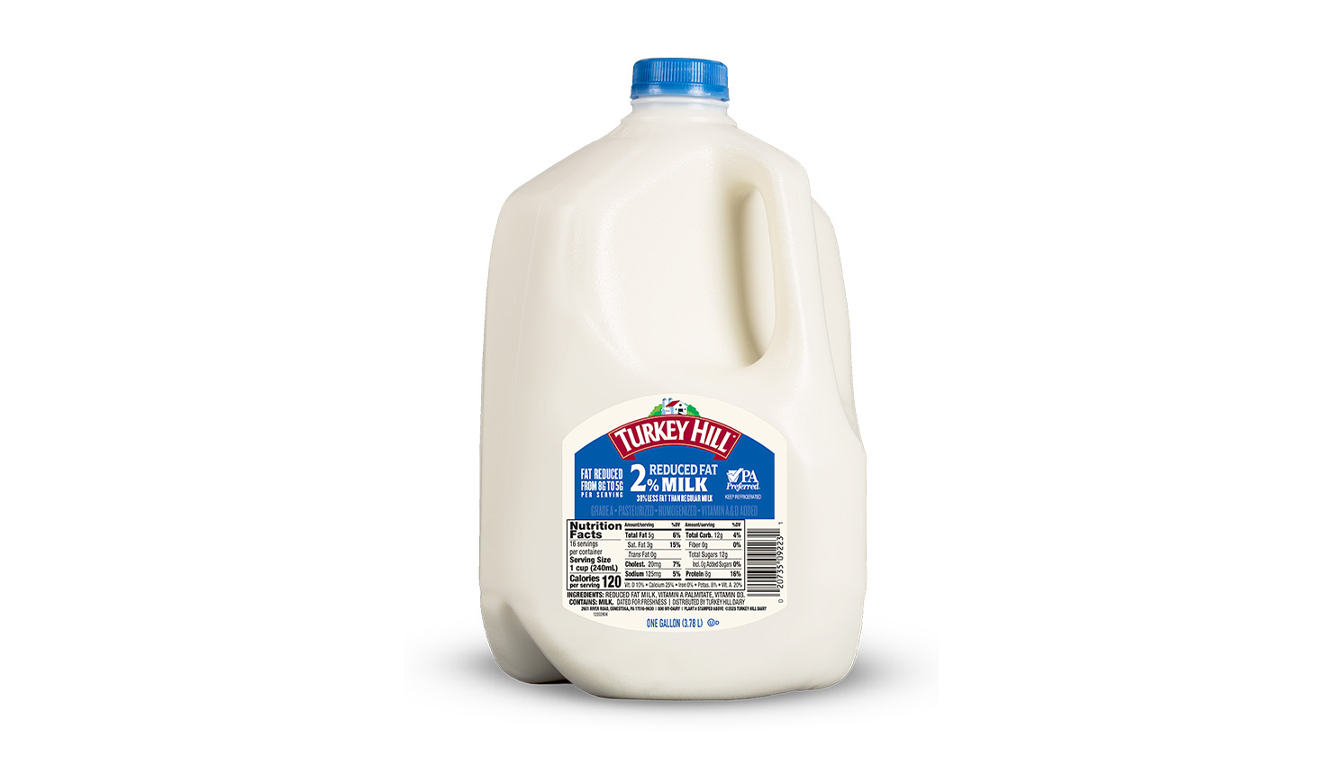 2% Reduced Fat Milk