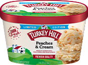 Peaches and Cream Ice Cream and Frozen Desserts