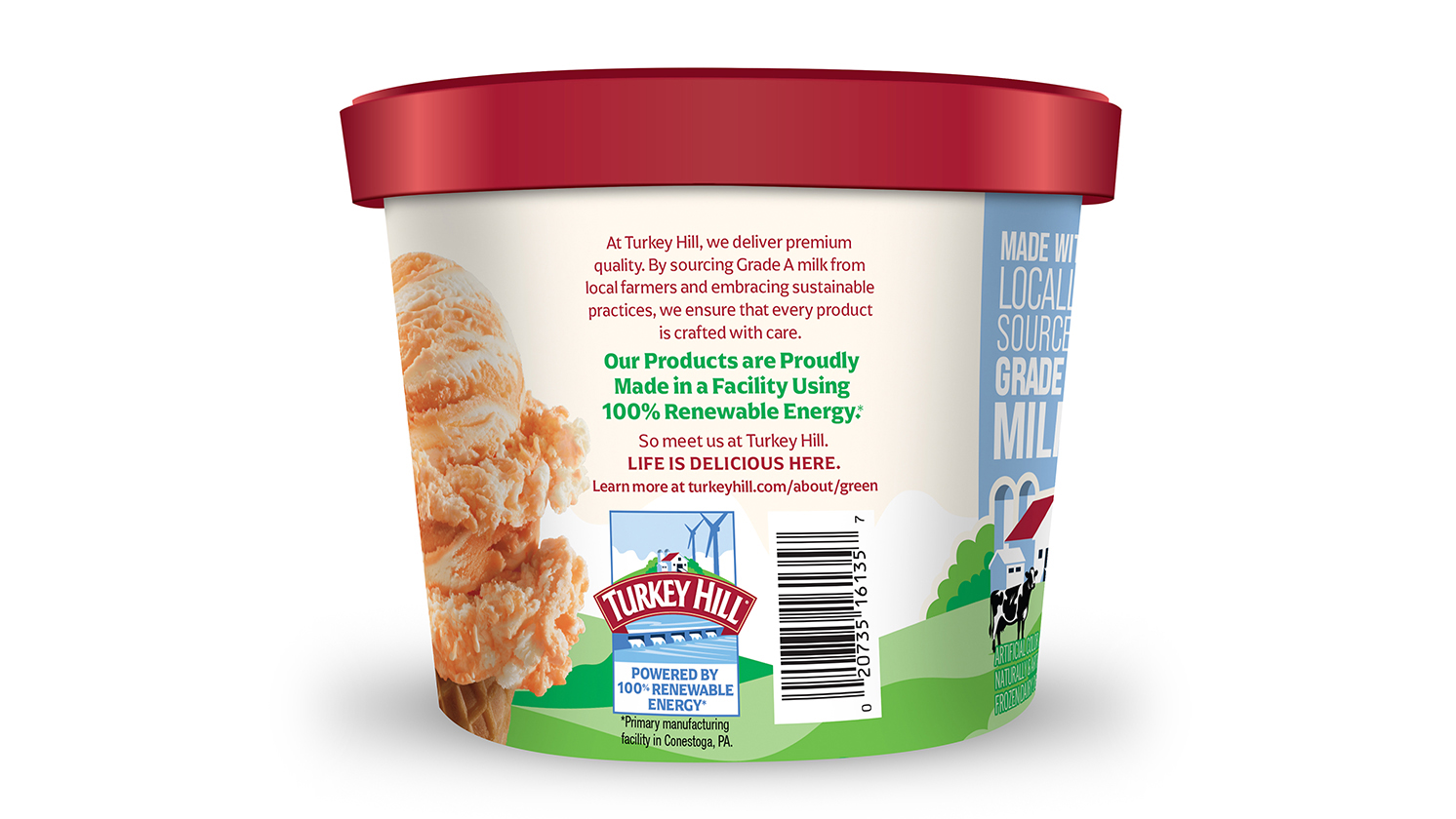 Orange Cream Swirl Image 2