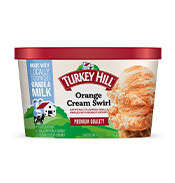 Turkey Hill Orange Cream Swirl Ice Cream and Frozen Desserts