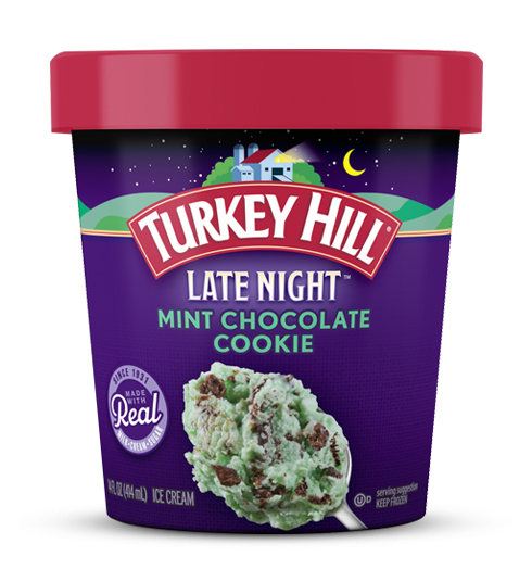 Turkey Hill Mint Chocolate Cookie Late Night