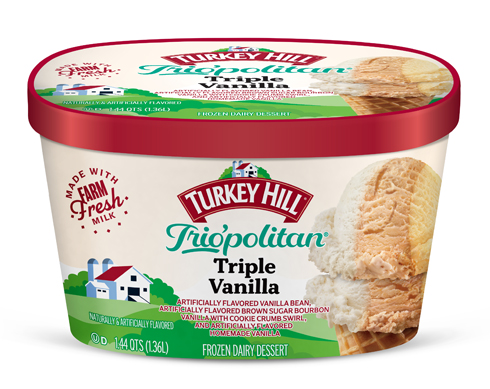 Turkey Hill Dairy | Triple Vanilla Trio'politan™