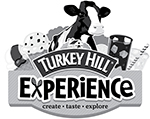 Grayscale Turkey Hill Experience Center logo